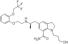 西洛多辛分子结构 (CAS 160970-54-7)