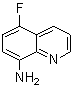 5-氟-8-喹啉胺分子结构 (CAS 161038-18-2)