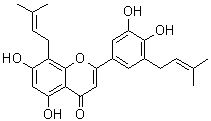 朝藿素 B分子结构 (CAS 161068-53-7)