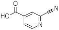 2-氰基-4-吡啶羧酸分子结构 (CAS 161233-97-2)