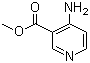 4-氨基烟酸甲酯分子结构 (CAS 16135-36-7)
