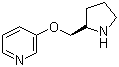 3-[(2R)-2-Pyrrolidinylmethoxy]pyridine molecular structure (CAS 161416-94-0)