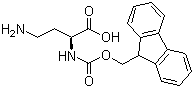 Fmoc-L-2,4-二氨基丁酸分子结构 (CAS 161420-87-7)