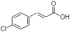 4-氯肉桂酸分子结构 (CAS 1615-02-7)
