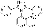 3,5-二苯基-4-(1-萘基)-1H-1,2,4-三唑分子结构 (CAS 16152-10-6)