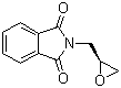 (S)-(+)-N-(2,3-Epoxypropyl)phthalimide molecular structure (CAS 161596-47-0)