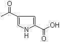 4-乙酰基-1H-吡咯-2-羧酸分子结构 (CAS 16168-93-7)