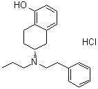 (R)-5,6,7,8-Tetrahydro-6-[(2-phenylethyl)propylamino]-1-naphthalenol hydrochloride molecular structure (CAS 161757-96-6)