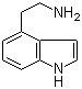 2-(1H-吲哚-4-基)乙胺分子结构 (CAS 16176-73-1)