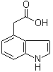 1H-吲哚-4-乙酸分子结构 (CAS 16176-74-2)