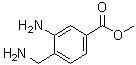3-Amino-4-(aminomethyl)benzoic acid methyl ester molecular structure (CAS 1618083-32-1)