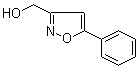 3-羟甲基-5-苯基异恶唑分子结构 (CAS 1619-37-0)