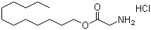 甘氨酸月桂醇酯盐酸盐分子结构 (CAS 16194-11-9)