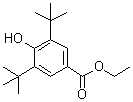 3,5-二(叔丁基)-4-羟基苯甲酸乙酯分子结构 (CAS 1620-64-0)