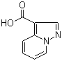 吡唑并[1,5-a]吡啶-3-羧酸分子结构 (CAS 16205-46-2)