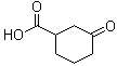 3-Oxo-1-cyclohexanecarboxylic acid molecular structure (CAS 16205-98-4)