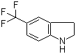 5-三氟甲基吲哚啉分子结构 (CAS 162100-55-2)