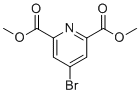 二甲基4-溴吡啶-2,6-二羧酸酯分子结构 (CAS 162102-79-6)