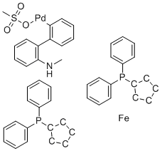 结构式 CAS# 1621274-17-6, DPPF Pd G4