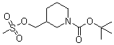 3-[(Methanesulfonyloxy)methyl]piperidine-1-carboxylic acid tert-butyl ester molecular structure (CAS 162166-99-6)