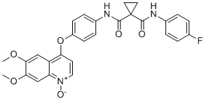 Cabozantinib N-oxide molecular structure (CAS 1621681-63-7)