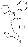 盐酸苯环壬酯分子结构 (CAS 162220-36-2)