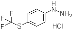 4-(三氟甲硫基)苯肼盐酸盐分子结构 (CAS 162258-86-8)