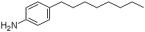 4-辛基苯胺分子结构 (CAS 16245-79-7)
