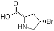 cis-4-Bromo-L-proline molecular structure (CAS 16257-69-5)