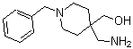 4-(氨基甲基)-1-苄基-4-(羟基甲基)哌啶分子结构 (CAS 162686-54-6)