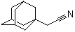 1-金刚烷乙腈分子结构 (CAS 16269-13-9)