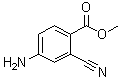 4-Amino-2-cyanobenzoic acid methyl ester molecular structure (CAS 1628431-65-1)
