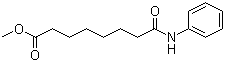 8-Oxo-8-(phenylamino)octanoic acid methyl ester molecular structure (CAS 162853-41-0)