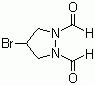 4-溴-1,2-二甲酰基吡唑烷分子结构 (CAS 162887-23-2)