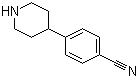 structure of CAS# 162997-34-4, 4-Piperidin-4-ylbenzonitrile