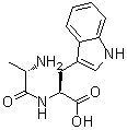 结构式 CAS# 16305-75-2, L-丙氨酰-L-色氨酸