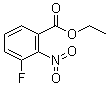 3-氟-2-硝基苯甲酸乙酯分子结构 (CAS 163077-89-2)