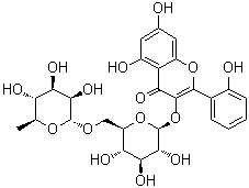 橡精 3-芸香糖苷分子结构 (CAS 16310-92-2)