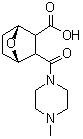 rel-(1R,4S)-3-[(4-甲基-1-哌嗪基)羰基]-7-氧杂双环[2.2.1]庚烷-2-羧酸分子结构 (CAS 1632032-53-1)