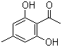 3,5-二羟基-4-乙酰甲苯分子结构 (CAS 1634-34-0)