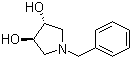 (3R,4R)-(-)-1-Benzyl-3,4-pyrrolidinediol molecular structure (CAS 163439-82-5)