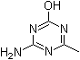 4-氨基-6-甲基-1,3,5-三嗪-2-醇分子结构 (CAS 16352-06-0)