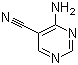 4-氨基嘧啶-5-甲腈分子结构 (CAS 16357-69-0)