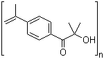 聚合[2-羟基-2-甲基-1-[4-(1-甲基乙烯基)苯基]丙酮]分子结构 (CAS 163702-01-0)
