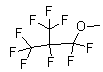 1,1,2,3,3,3-六氟-1-甲氧基-2-(三氟甲基)丙烷分子结构 (CAS 163702-08-7)