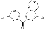 5,9-二溴-7H-苯并[c]芴-7-酮分子结构 (CAS 1637660-36-6)