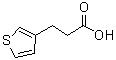 结构式 CAS# 16378-06-6, 3-噻吩丙酸