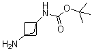 N-(3-Aminobicyclo[1.1.1]pent-1-yl)carbamic acid 1,1-dimethylethyl ester molecular structure (CAS 1638767-25-5)