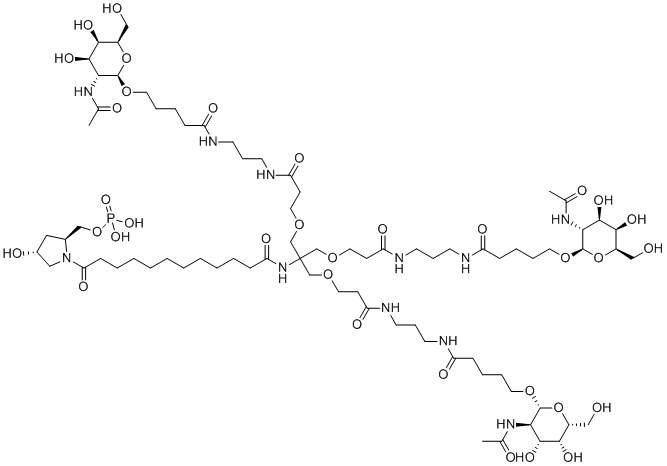 Cemdisiran molecular structure (CAS 1639324-58-5)