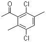 1-(2,5-二氯-3,6-二甲基苯基)乙酮分子结构 (CAS 164165-77-9)